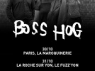 Boss Hog en concert à La Maroquinerie de Paris en octobre 2017