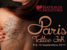 Paris Tattoo Ink 2017 : salon de tatouage à bord de la Compagnie des Bateaux-Mouches