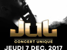 JUL en concert à l'AccorHotels Arena Bercy de Paris en décembre 2017