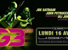 G3 : Joe Satriani, John Petrucci et Uli Jon Roth en concert à La Seine Musicale en 2018