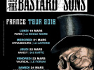 Phil Campbell And The Bastard Sons en concert à La Boule Noire de Paris en mars 2018