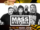 Mondial du Tatouage 2018 : Mass Hysteria en concert à La Grande Halle de La Villette