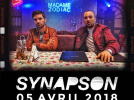 Synapson en concert à L'Elysée Montmartre de Paris en avril 2018