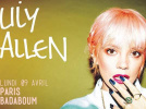 Lily Allen en concert au Badaboum à Paris en avril 2018