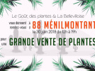 Grande Vente de Plantes dès 2€ au 88 Ménilmontant à Paris