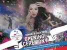 Gay Games 2018 à Paris : cérémonie d'ouverture au Stade Jean Bouin