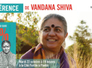 Vandana Shiva : conférence et séance de dédicaces à La Cité Fertile à Paris