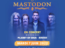 Mastodon en concert à la Salle Pleyel à Paris en juin 2022