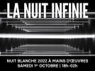 Nuit Blanche 2022 : installation lumineuse et effeuillage aux Mains d'Œuvres