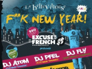Excuse My French présente F**k New Year à la Bellevilloise 