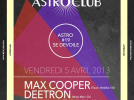Astroclub au Rex Club avec  Max Cooper 