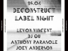 Rex Club « 25 years » : Deconstruct Night avec Levon Vincent