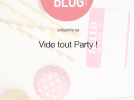 Vide Tout Party ! le vide dressing de Oh My Blog !