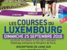 Les Courses du Luxembourg 2016 - les inscriptions sont ouvertes