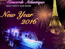 REVEILLON BOAT PARTY 2016 AU CONCORDE ATLANTIQUE