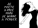 Exposition, Miss.Tic, Galerie W, Pochoirs, Diptyques, Je prête à rire mais je donne à penser