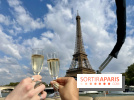 Sortie romantique : Une croisiere privée en couple le long de la Seine à Paris