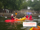 La base nautique gratuite du Bras Marie : du kayak et du canoë sur la Seine face à l'Île Saint-Louis