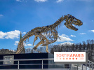 Tyrannosaurus Rex, l'installation de l'artiste Philippe Pasqua au Port de la Conférence