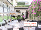 La terrasse aux 5 étoiles Michelin du George V, exception
