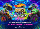 Hot Wheels Monster Trucks Live Colour Bash, le show délirant de retour en 2027 à La Défense Arena