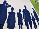Ombres d’une famille — photographie d’illustration