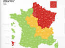 Carte de France du déconfinement par département le 4 mai 2020