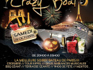 CRAZY BOAT spéciale HALLOWEEN (CROISIERE, FILLE=GRATUIT, TOUR EIFFEL, DEUX AMBIANCES, TERRASSE)