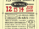 Festival, TaParole, Babx, Les Ongles noirs