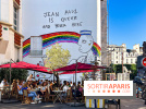 Jean Paul Gaultier célèbre le mois des fiertés avec une fresque arty à son image dans le Marais