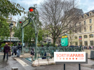 visuel Paris visuel  - métro - guimard - grève - transport
