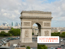 Visuel Paris nuages arc de triomphe