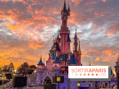 Visuels Disneyland Paris - château coucher de soleil
