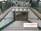 Visuels Paris - transport - métro - station fermée