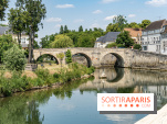 L'Isle-Adam, l'un des plus beaux village d'Ile-de-France -  bord de l'Oise - pont