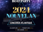 Réveillon 2023 à Paris : Paris Boat Party au Concorde Atlantique sur La Seine