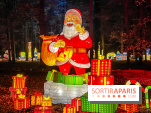 L'Odyssée Lumineuse 2024, le parcours de lumières au Parc Floral - les photos - Père Noël - cadeaux