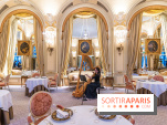 Le tea time Impérial de Noël du Ritz Paris, l'expérience exceptionnelle - les photos -  salon Marie-Louise - harpe