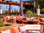 La terrasse en rooftop du Kinugawa à l'hôtel Sax Paris 7e