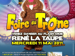 rené la taupe à la foire du trône