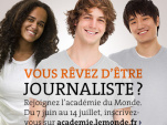 Monde Académie, un concours pour devenir journaliste