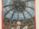 Karl Lagerfeld aux Galeries Lafayette