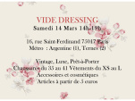 Vide dressing Particulières
