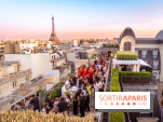 La terrasse en Rooftop du Peninsula Paris 2025, le bar perché à la vue imprenable
