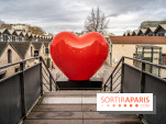 Un cœur XXL à Bercy Village pour la Saint-Valentin