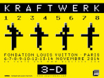 Kraftwerk en concerts à la Fondation Louis Vuitton à Paris en novembre 2014