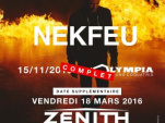 Nekfeu en concert au Zénith de Paris en 2016