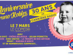 Bruno Roblès fête ses 30 ans de carrière radio au Comédia de Paris 