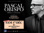 Pascal Obispo en concert à l’Arena Bercy de Paris en décembre 2016