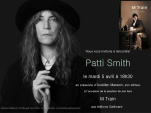 Rencontre avec Patti Smith à la librairie Gallimard à Paris